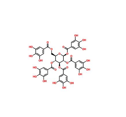 1,2,3,4,6-O-五沒(méi)食子酰葡萄糖|14937-32-7