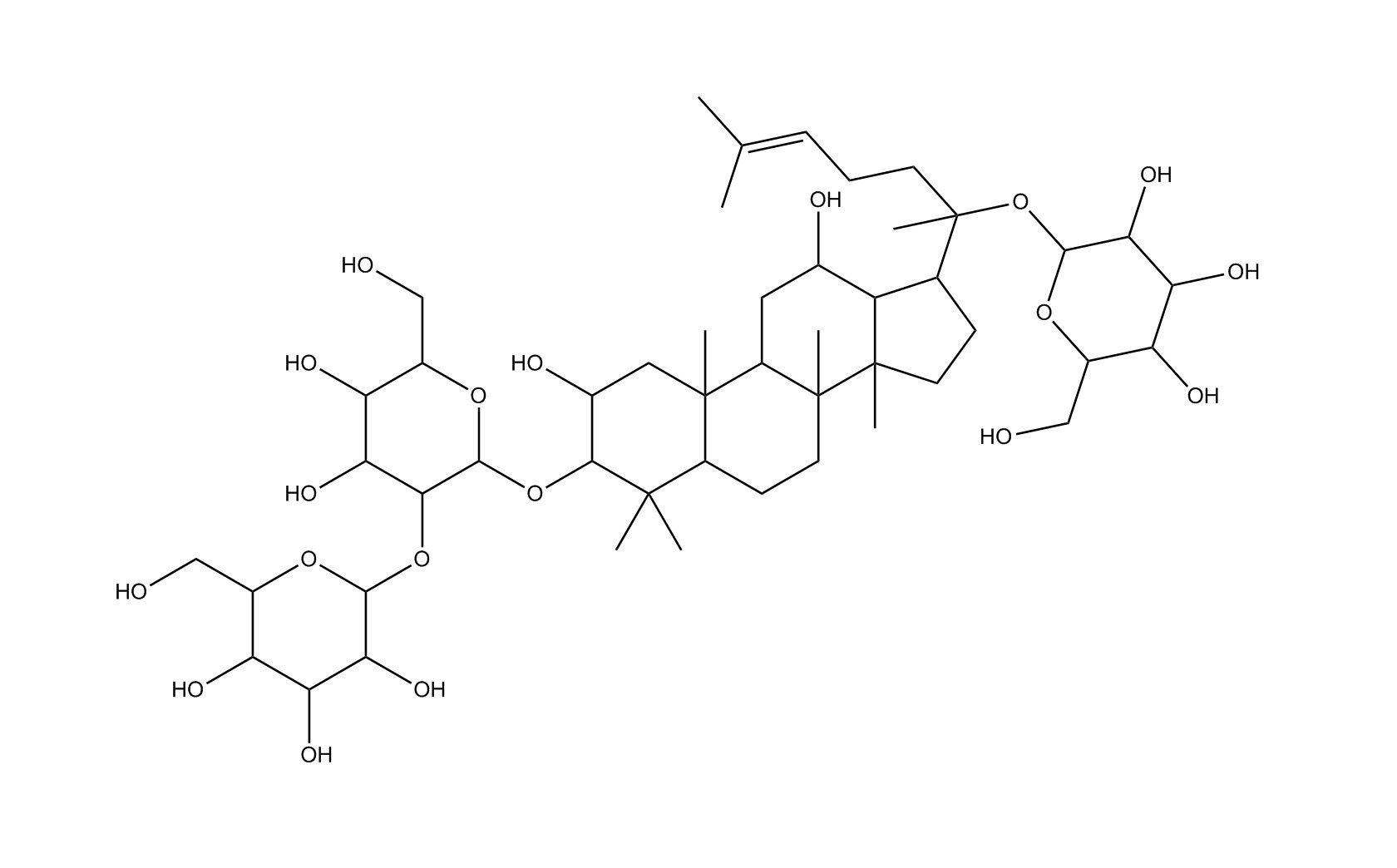絞股藍(lán)皂苷XLVI|94705-70-1