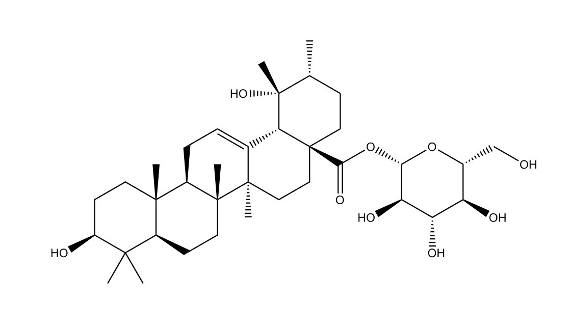 坡模酸-28-O-β-D-吡喃葡萄糖酯|83725-24-0